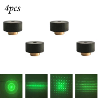 4pcs Green Laser Pointer Star Cap Lasers 303 Powerful device Adjustable Focus Lazer with Star Cap (Just for laser 303 use)