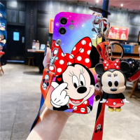 Cute Mickey Minnie Mouse Case For Vivo Y35 Y20i Y22 Y20 Y02 Y11 Y02S Y95 Y12 Y16 Y17 Y15S Y17S Y31 Y33 Y51 V21 V21E Y01 S1 Cover