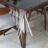 Walrus Clear Vinyl Tablecloth Protector Waterproof/Oil-Proof Plastic Square Transparent Sheet Table