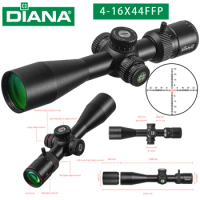 DIANA ED-MIL 4-16X44 SFIR FFP Compact Scope First Focal Plane Tactical Optical Sights Hunting Riflescopes with Illumination