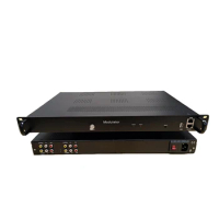 4 8-channel SD encoder modulator AV cvbs to RF DVB-T ISDBT ATSC DVB-C Broadcast TV transmission equipment IP TO RF AV TO IP