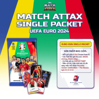 Match Attax Euro 2024 Pack - Gói thẻ lẻ - Topps Match Attax Euro 2024 - Thẻ Cầu Thủ Euro chính hãnġ