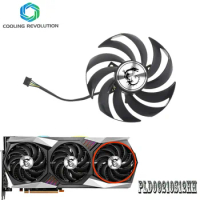 Graphics card fan PLD09210S12HH DC12V 0.40A 4Pin for MSI GeForce RTX 3070 RTX 3080 RTX 3090 SUPRIM X