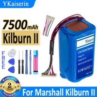 7500mAh YKaiserin Battery For Marshall Kilburn II 2 C196A1 7252-XML-SP Bluetooth Speaker with 7-wire Plug Bateria