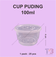 Thinwall Cup Puding 100ml -150ml / Tempat Saos / Saus 100ml -150ml