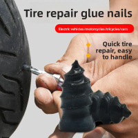 Electric Vehicle Vacuum Tire Repair Glue Nails Motorcycle Rubber Patch Nails Mushroom Nails Quick No