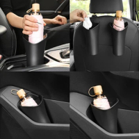 Car Muliti-purpose Storage Holder for Umbrella Bverage Trash Storage Box Auto Cup Holder Garbage Can