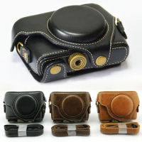 Leather Camera Case Bag Grip Strap for Sony RX100 Mark II III IV V M2 M3 M4 M5 M6 M7