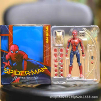15CM SHF Spider Man Homecoming The Spiderman PVC Action Figure Collectible Model Toy