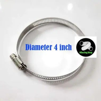 Klem / Clamp Flexible Ducting Stainless 4 Inch