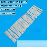 LED backlight strip for TCL L48F1600E B48E680 L48F3700A 4C-LB4808-YHE TMT-48F1600-3030C-8S1P P73 LVF480ND2L
