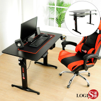 LOGIS邏爵 智慧碳纖電競升降桌 站立桌電腦桌 110x60