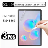 (3 Packs) Paper Film For Samsung Galaxy Tab S6 10.5 2019 SM-T860 SM-T865 T860 T865 Like Writing On Paper Screen Protector