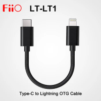 Fiio LT-LT1 Type-C to Lightning OTG Cable for iOS Connect DAC / AMP BTR3K BTR5 Q3 K3 etc.