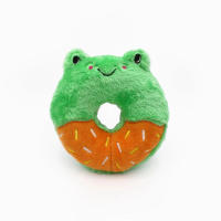 【ZippyPaws】美味啾關係-柑橘醬蛙甜甜圈(狗狗玩具 有聲玩具 啾啾聲)