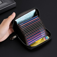 卡包極簡男新款短款大容量軟皮小卡包零錢包二合一男款多卡位卡包