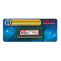 【UMAX】DDR4 3200 8GB 筆記型記憶體(1024x8)