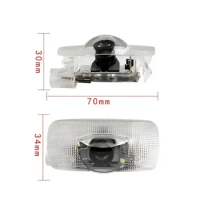 2pcs car Door sign lights welcome projection lamp to the door For Toyota Camry 40 50 55 70 V40 V50 V55 V70 XV40 XV50 XV55 XV70