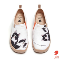 【 Uin 】西班牙原創設計 | 牛奶貓彩繪休閒 女鞋