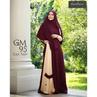 Baru Haitwo Gamis Muslimah GM 95 Bahan Gamis Morelli Stretch Premium Gamis Haihai GM 95