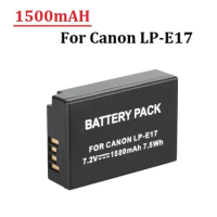 1500mAh Battery LP-E17 LP E17 LPE17 for Canon EOS R8 R10 R50 RP M3 M5 M6 77D, 750D, 760D, 800D, 8000D 8000D camera batteries