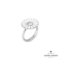 【Georg Jensen 喬治傑生】DAISY 戒指(純銀 白瓷琺瑯 戒指)