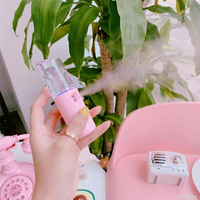 買一送一 韓國少女心充電家用美容儀臉部加濕器蒸臉器補水納米噴霧儀便攜小 雙十二購物節