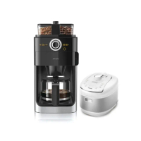 【Philips 飛利浦】 2+全自動美式研磨咖啡機(HD7762)+飛利浦 智慧萬用電子鍋/壓力鍋/萬用鍋 HD2140(白小萬