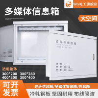 多媒體信息箱集線箱電視電話弱電箱家用200*300空箱暗裝300*400