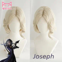 【AniHut】Photographer Joseph Wig Game Identity V Hunter Cosplay Wig Synthetic Hair Identity V Photographer Joseph Costume