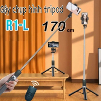 Gậy Chụp Hình 3 Chân Dài 170cm R1S-L Có Đèn/ R1-L Không Đèn và Gậy Chụp Hình 3 Chân K07. LMS