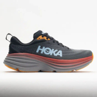 PROMO SEPATU HOKA ONE ONE BONDI 8 GREY RED
