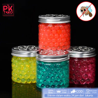 Tempat Pewangi Ruangan Kamper Botol Toples 120ml Pot Jar Diffuser Pet Wadah Pengharum Ruangan Gel