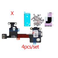 1pcs Wifi GPS Flex Cable for iPhone XS Max XR XSM Wi-Fi Antenna Signal +battery sticker +full screws + Waterproof Replacement