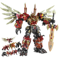 In Stock Transformation Cang-Toys Predaking Chiyou CT-CHIYOU Primary Colours Golden 8 in 1 Combiners Action Figures