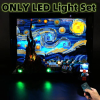 IN STOCK Remote Control LED Light Set For The Starry Night Compatible With LEGO 21333 Building Blocks Bricks Accessory Toys