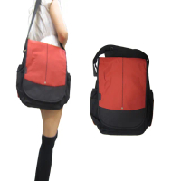 【KAWASAKI】斜側包大容量可A4資料夾水瓶防水尼龍布加寬版肩背帶外出休閒上班上學