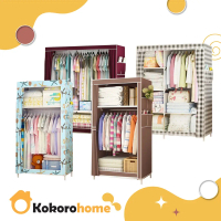 Wardrobe Clothes Organization Storage Rack Cabinet Clothes Rack Cupboard Bedroom Furniture Almari Ba