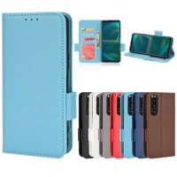 1pcs For VIVO Y22s Y35 X80 X70 S12 V23e Y10 iQOO U5 Y15S Y15A Y01 Y21 Y72 Y52 Lychee Premium Wallet Leather PU Phone Cases Case