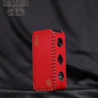 Premium Leather Sleeve Case TRML T99 include Lanyard Merah