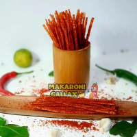 MI LIDI GEPENG By Makaroni Gallax 25 - Mie LIDI GEPENG , Makanan Ringan, Camilan Pedas, Camilan Krip