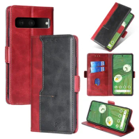 Fashion Magnetic Wallet Phone Case for Google Pixel 8A 8 7 6 Pro 5A 4A 3A 5 3 2 XL Flip Cover Leather Flip Case with Card Slots