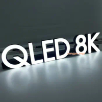 QLED 8K Advertising led backlit illuminated display sign