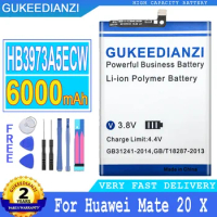 GUKEEDIANZI Battery, 6000mAh, HB3973A5ECW, HB4073A5ECW, for Huawei Mate 20 X 20X, for Honor Note 10, 8X Max, Mate20X, Note10