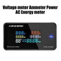 KWS-AC300 kỹ thuật số vũ khí AC 50-300V điện áp 45-65Hz năng lượng điện Meter LED AC wattmeter 0-100