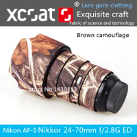 Camera Lens Coat Camouflage For Nikon AF-S 24-70mm F 2.8G ED Lens guns clothing he found himself a guns clothing A06