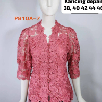 ATASAN KEBAYA BRUKAT PINK BOUTIQUE