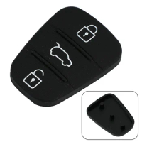 Replacement Rubber Key Pad For HYUNDAI I20 I30 Ix35 Ix20 Rio Venga Car Key Fob Case Cover Car Interior Accessories