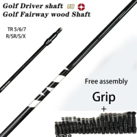 New Golf Clubs Shaft FJ-VU TR Black Flex 5/6/7 R/SR/S/X Graphite Shaft Driver and Wood Shafts Free Assembly Sleeve and Grip