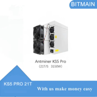Bitmain Antminer KS5 Pro 21T 3150W Kaspa Miner KHeavyHash algorithm Asic Crypto Rig Mining KAS Coin